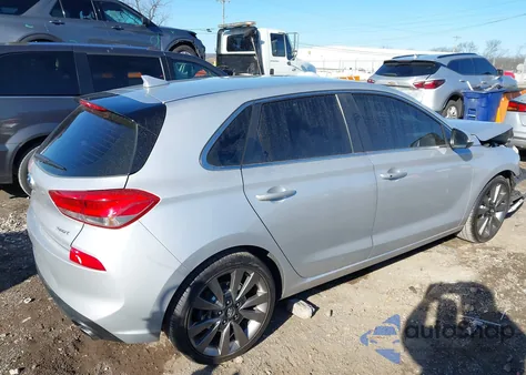 2018 Hyundai Elantra Gt Sport z USA, uszkodzony, nr VIN KMHH55LC2JU034972